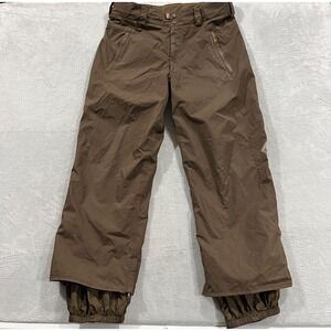 Burton Snowboard‎ Pants Mens XL Brown Adjustable Waist Nylon Ski